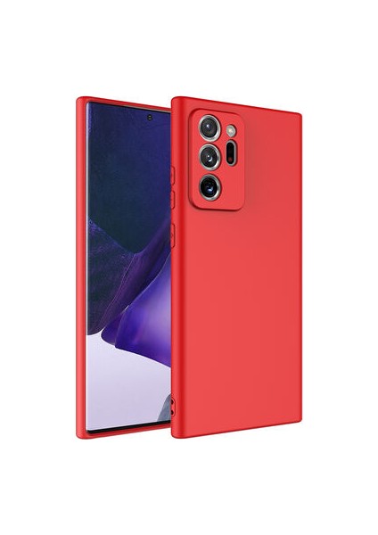 Samsung Galaxy Note 20 Ultra Kılıf Içi Telefonu Çizmeyen Kadife Kaplı Dışı Soft Yapılı Esnek Lansman Kapak Ryc/mara