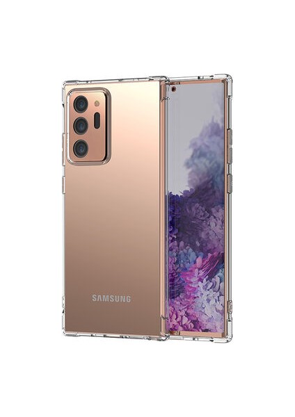 Samsung Galaxy Note 20 Ultra Kılıf Köşe Korumalı Şeffaf Sert Premium Silikon Kapak Ryc/nitro
