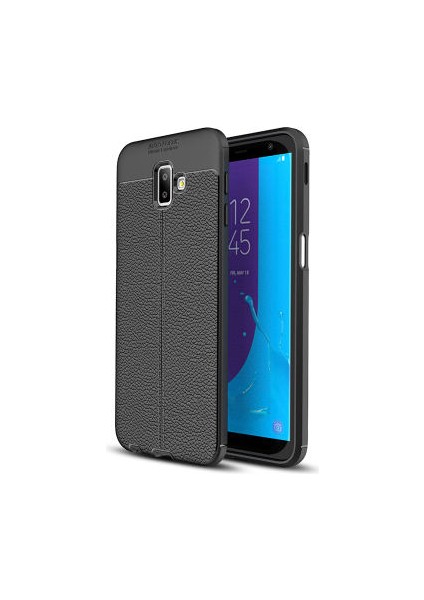 Samsung Galaxy J6 Plus Kılıf Deri Silikon Yüzeyli Yüksek Kaliteli Silikondan Üretilmiş Premium Silikon Kapak Ryc/niss