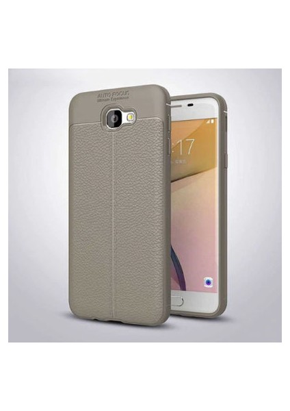 Samsung Galaxy J5 Prime Kılıf Deri Silikon Yüzeyli Yüksek Kaliteli Silikondan Üretilmiş Premium Silikon Kapak Ryc/niss