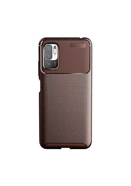 Poco M3 Pro Kılıf Karbon Desenli Esnek Yüksek Kaliteli Meteryalden Üretilmiş Silikon Kapak Ryc/negro