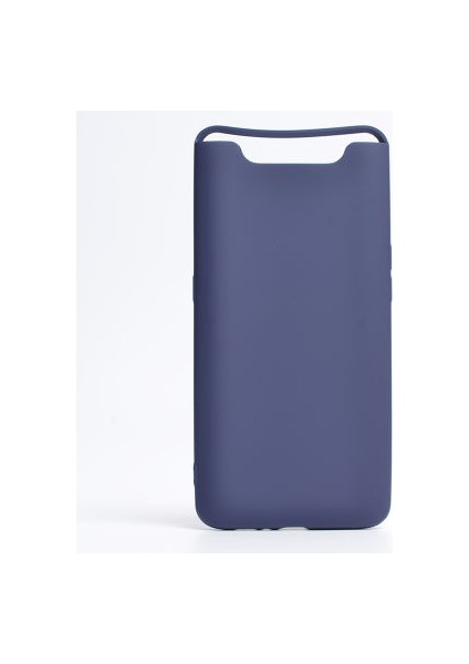 Samsung Galaxy A80 Kılıf Esnek Yapılı Ince Slim Silikon Kapak Ryc/premier