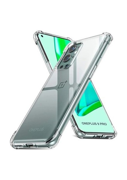 One Plus 9 Pro Kılıf Köşe Korumalı Şeffaf Sert Premium Silikon Kapak Ryc/nitro