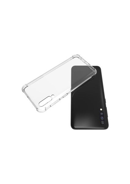 Samsung Galaxy A70 Kılıf Köşe Korumalı Şeffaf Sert Premium Silikon Kapak Ryc/nitro