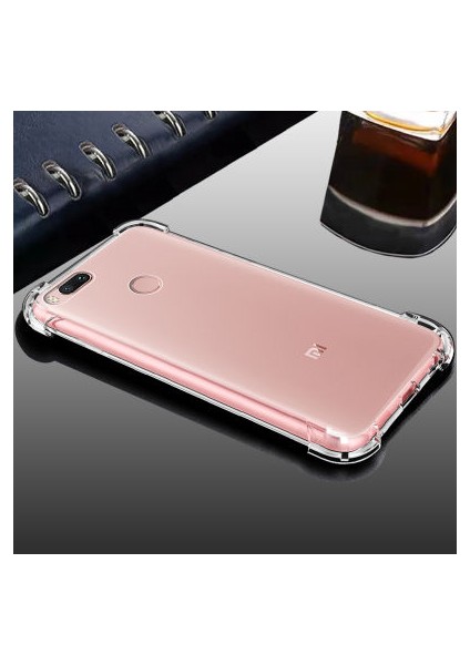 Xiaomi Mi 5x Kılıf Köşe Korumalı Şeffaf Sert Premium Silikon Kapak Ryc/nitro