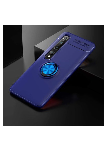 Xiaomi Mi 10 Kılıf Yüzüğü Stant ve Araç Tutucu Olabilen Şık Esnek Premium Silikon Kapak Ryc/ravel