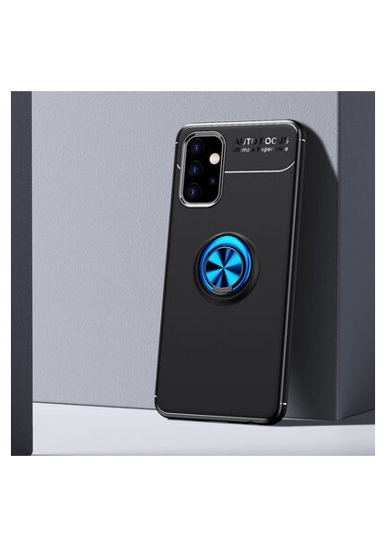 Samsung Galaxy A32 5g Kılıf Yüzüğü Stant ve Araç Tutucu Olabilen Şık Esnek Premium Silikon Kapak Ryc/ravel