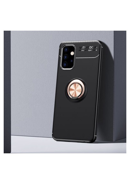 Samsung Galaxy A32 5g Kılıf Yüzüğü Stant ve Araç Tutucu Olabilen Şık Esnek Premium Silikon Kapak Ryc/ravel