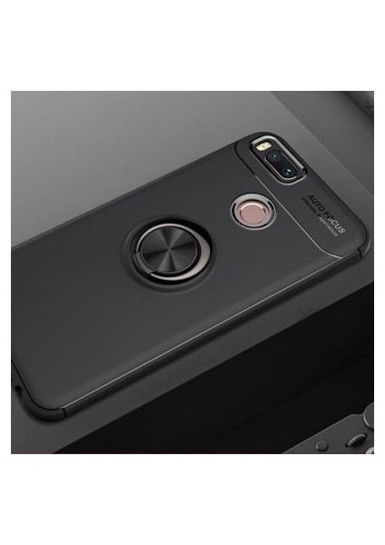 Xiaomi Mi 5x Kılıf Yüzüğü Stant ve Araç Tutucu Olabilen Şık Esnek Premium Silikon Kapak Ryc/ravel