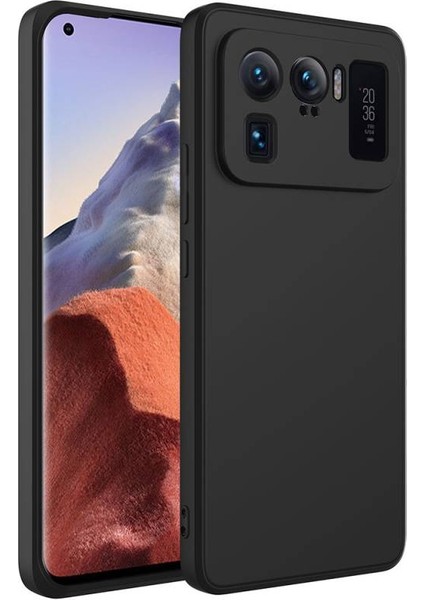 Xiaomi Mi 11 Ultra Kılıf Içi Telefonu Çizmeyen Kadife Kaplı Dışı Soft Yapılı Esnek Lansman Kapak Ryc/mara