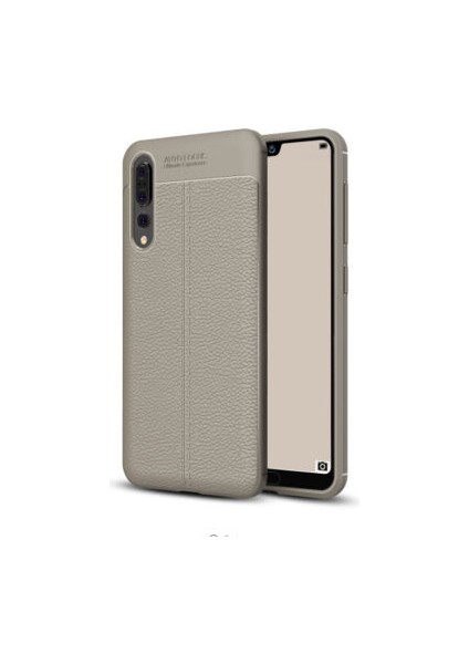 Huawei P20 Pro Kılıf Deri Silikon Yüzeyli Yüksek Kaliteli Silikondan Üretilmiş Premium Silikon Kapak Ryc/niss
