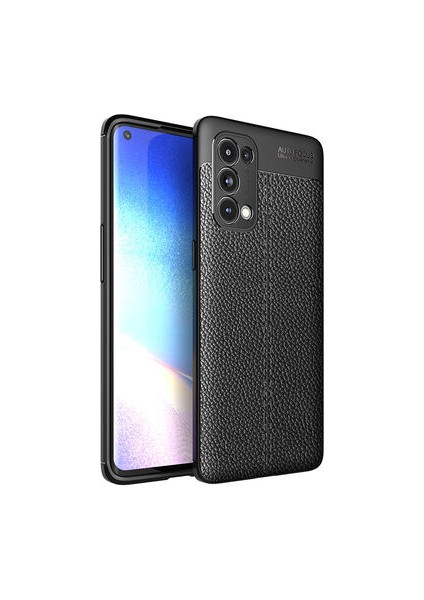 Oppo Reno 5 5g Kılıf Deri Silikon Yüzeyli Yüksek Kaliteli Silikondan Üretilmiş Premium Silikon Kapak Ryc/niss
