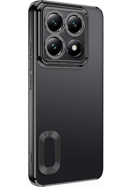 Xiaomi 14T Pro Kılıf Kenarları Lazer Renkli ve Logo Detaylı Şık Esnek Premium Silikon Kapak Ryc/omega
