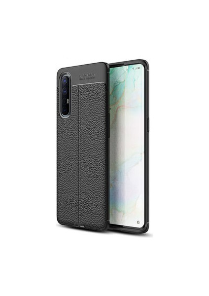 Oppo Reno 3 Pro 5g Kılıf Deri Silikon Yüzeyli Yüksek Kaliteli Silikondan Üretilmiş Premium Silikon Kapak Ryc/niss