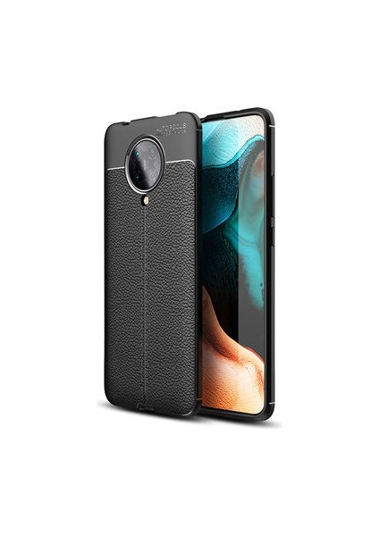 Poco F2 Pro Kılıf Deri Silikon Yüzeyli Yüksek Kaliteli Silikondan Üretilmiş Premium Silikon Kapak Ryc/niss