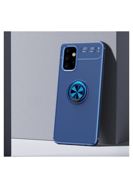 Samsung Galaxy A32 5g Kılıf Yüzüğü Stant ve Araç Tutucu Olabilen Şık Esnek Premium Silikon Kapak Ryc/ravel