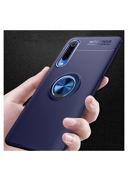 Samsung Galaxy A70 Kılıf Yüzüğü Stant ve Araç Tutucu Olabilen Şık Esnek Premium Silikon Kapak Ryc/ravel