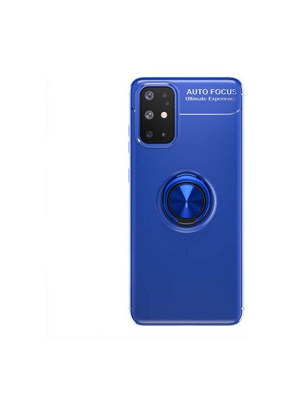 Samsung Galaxy A31 Kılıf Yüzüğü Stant ve Araç Tutucu Olabilen Şık Esnek Premium Silikon Kapak Ryc/ravel
