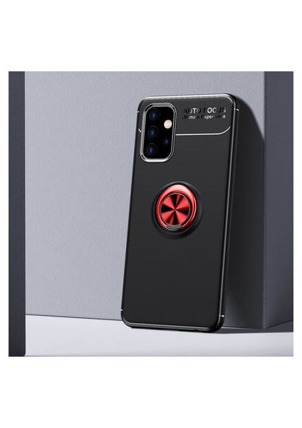 Samsung Galaxy A32 5g Kılıf Yüzüğü Stant ve Araç Tutucu Olabilen Şık Esnek Premium Silikon Kapak Ryc/ravel