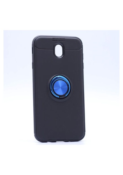 Samsung Galaxy J7 Pro Kılıf Yüzüğü Stant ve Araç Tutucu Olabilen Şık Esnek Premium Silikon Kapak Ryc/ravel