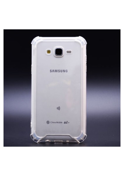 Samsung Galaxy J7 Kılıf Köşe Korumalı Şeffaf Sert Premium Silikon Kapak Ryc/nitro
