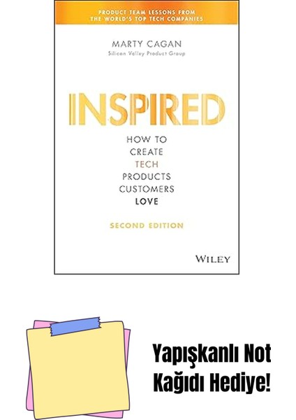 Inspired: How To Create Tech Products Customers Love + Yapışkanlı Not Kağıdı
