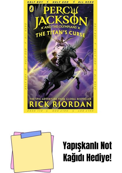 Percy Jackson And The Titan's Curse (Book 3) + Yapışkanlı Not Kağıdı