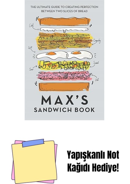 Max's Sandwich Book: The Ultimate Guide To Creating Perfection Between Two Slices Of Bread + Yapışkanlı Not Kağıdı