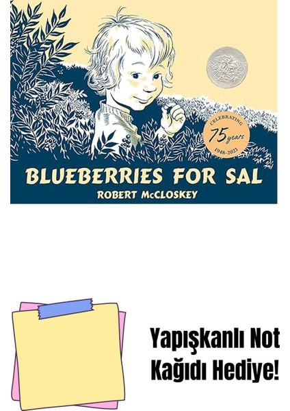 Blueberries For Sal + Yapışkanlı Not Kağıdı