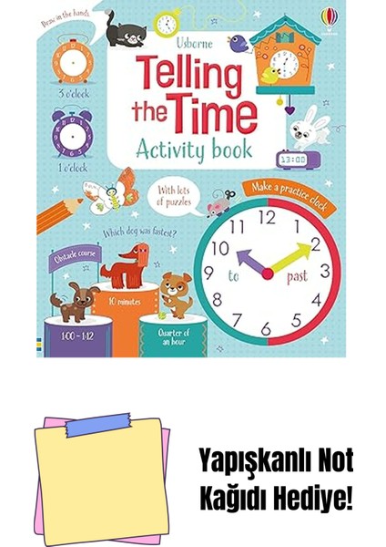 Telling The Time Activity Book + Yapışkanlı Not Kağıdı