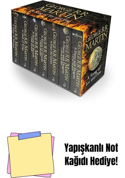 A Game Of Thrones: The Story Continues. 7 Volumes Boxed Set (A Song Of Ice And Fire): 1-7 + Yapışkanlı Not Kağıdı