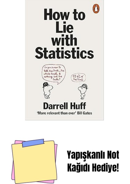 How To Lie With Statistics + Yapışkanlı Not Kağıdı