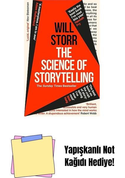 The Science Of Storytelling: Why Stories Make Us Human, And How To Tell Them Better + Yapışkanlı Not Kağıdı