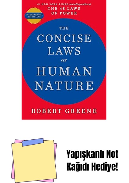 The Concise Laws Of Human Nature + Yapışkanlı Not Kağıdı