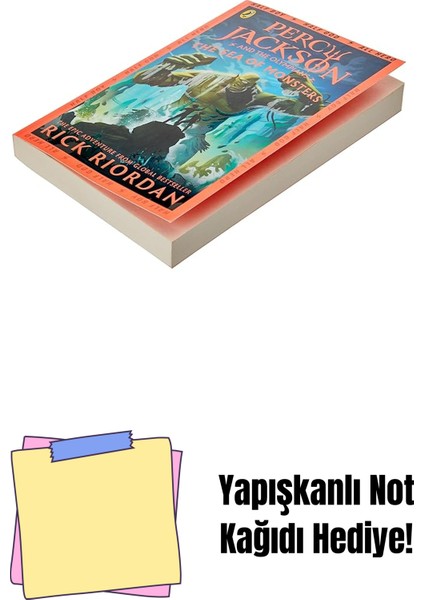 Percy Jackson And The Sea Of Monsters (Book 2) + Yapışkanlı Not Kağıdı