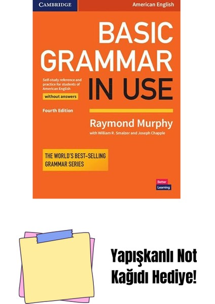 Basic Grammar In Use Student's Book Without Answers: Self-Study Reference And Practice For Students Of American English + Yapışkanlı Not Kağıdı