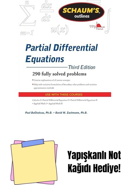 Schaum's Outline Of Partial Differential Equations + Yapışkanlı Not Kağıdı