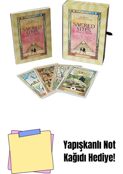 Sacred Sites Oracle Cards: Harness Our Earth's Spiritual Energy To Heal Your Past, Transform Your Present And Shape Your Future + Yapışkanlı Not Kağıdı