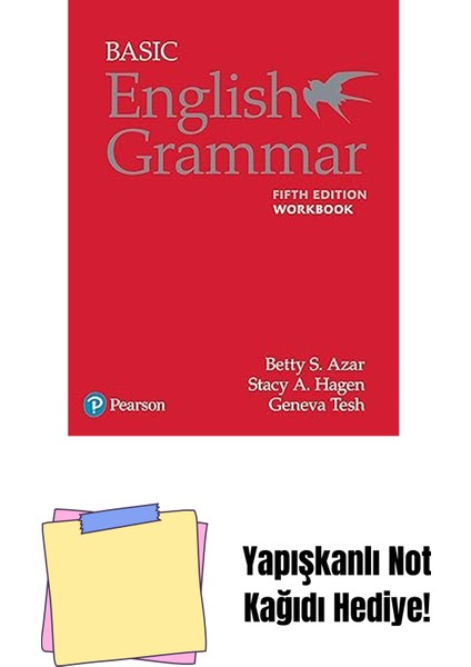 Azar-Hagen Grammar - (Ae) - 5th Edition - Workbook - Basic English Grammar + Yapışkanlı Not Kağıdı