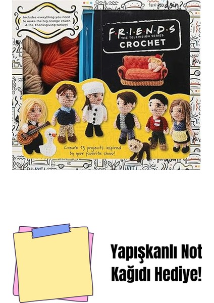 Friends Crochet + Yapışkanlı Not Kağıdı
