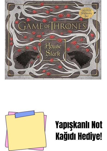 Game Of Thrones - House Stark + Yapışkanlı Not Kağıdı