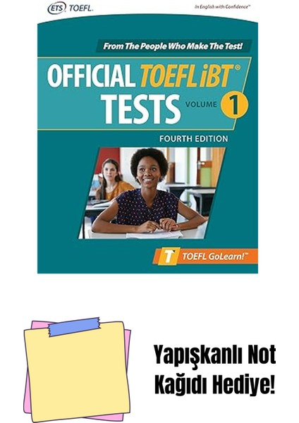 Official Toefl Ibt Tests Volume 1, Fourth Edition + Yapışkanlı Not Kağıdı