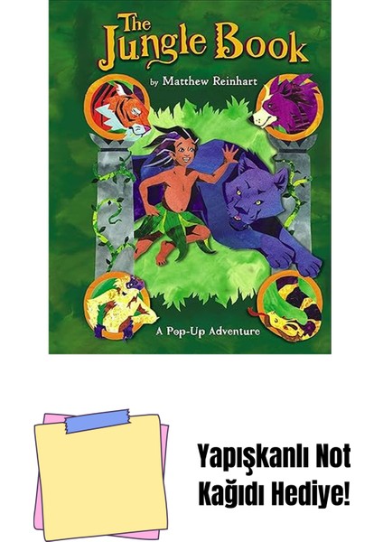 The Jungle Book: A Pop Up Adventure (Classic Collectible Pop-Ups) + Yapışkanlı Not Kağıdı
