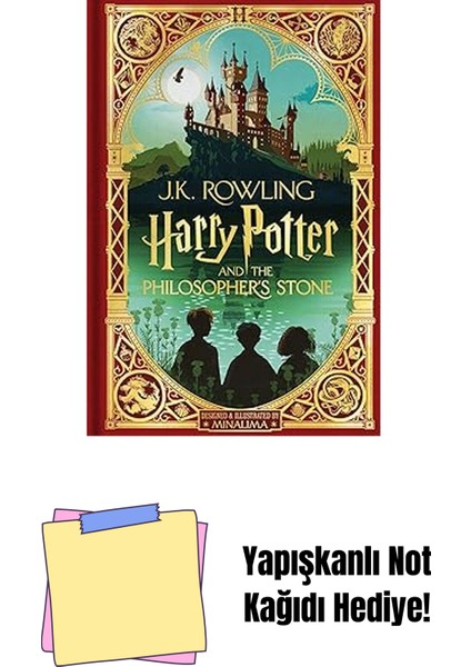 Harry Potter And The Philosopher's Stone: Minalima Edition + Yapışkanlı Not Kağıdı