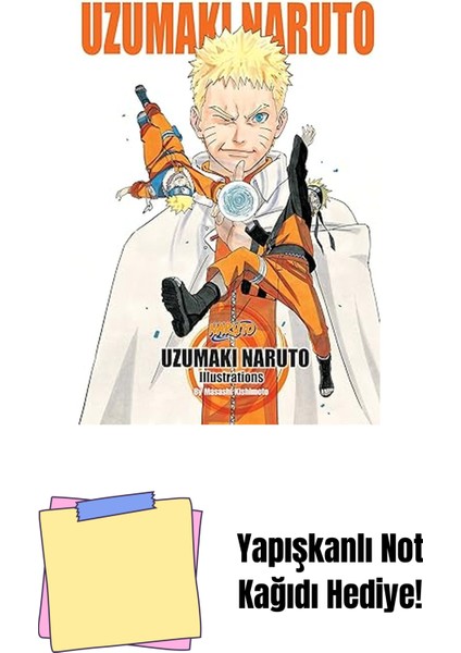 Naruto - Uzumaki Naruto Illustrations + Yapışkanlı Not Kağıdı