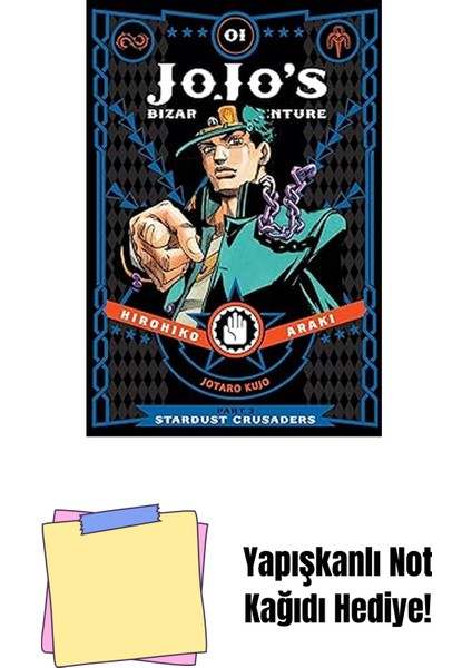 Jojo's Bizarre Adventure: Part 3--Stardust Crusaders, Vol. 1: Volume 1 + Yapışkanlı Not Kağıdı
