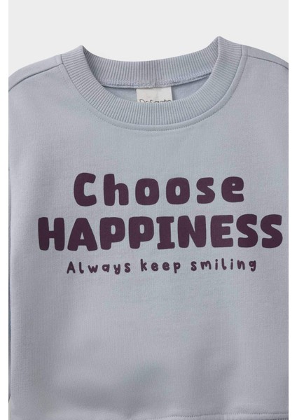 Erkek Bebek 2'li Takım Baskılı Sweatshirt Eşofman Altı E8985A525AU modelleri