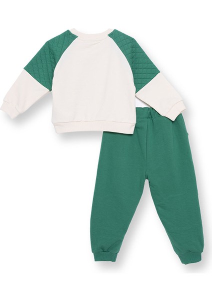 Erkek Bebek Camp Life Eşofman Takımı Bisiklet Yaka Uzun Kol Ribana Paça fiyatları