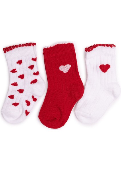 Kız Bebek 3lü Soket Çorap