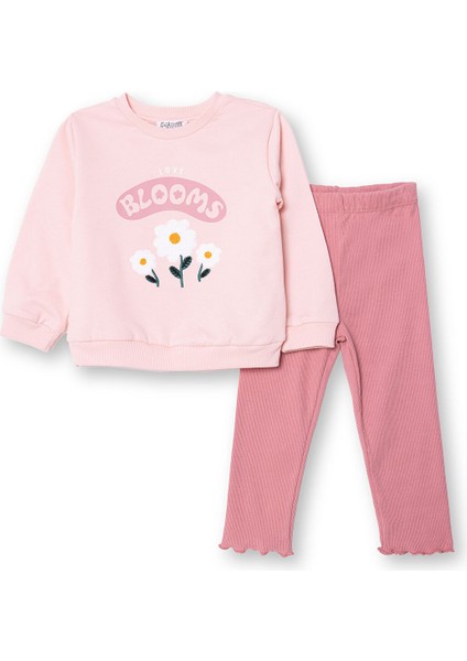 Kız Bebek Motto Girl Sweatshirt - Tayt